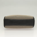 Coach Hand Bag Canvas Black Gold Auth bs26964-9