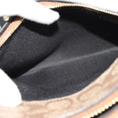 Coach Signature Shoulder Bag PVC Beige Gold Auth bs26966-22