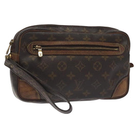 LOUIS VUITTON Monogram Marly Dragonne GM Clutch Bag M51825 LV Auth bs26973