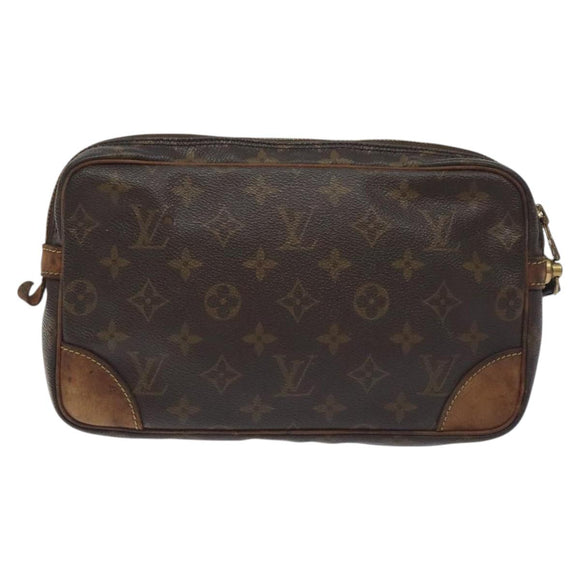 LOUIS VUITTON Monogram Marly Dragonne GM Clutch Bag M51825 LV Auth bs26973