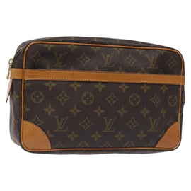 LOUIS VUITTON Monogram Compiegne 28 Clutch Bag M51845 LV Auth bs26976