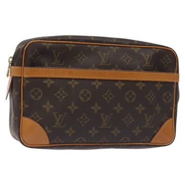 LOUIS VUITTON Monogram Compiegne 28 Clutch Bag M51845 LV Auth bs26976