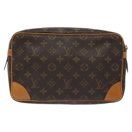 LOUIS VUITTON Monogram Compiegne 28 Clutch Bag M51845 LV Auth bs26976 - 0