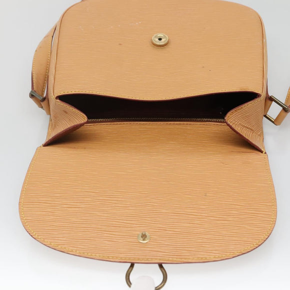LOUIS VUITTON Epi Saint Cloud GM Shoulder Bag Beige M52196 LV Auth bs26977