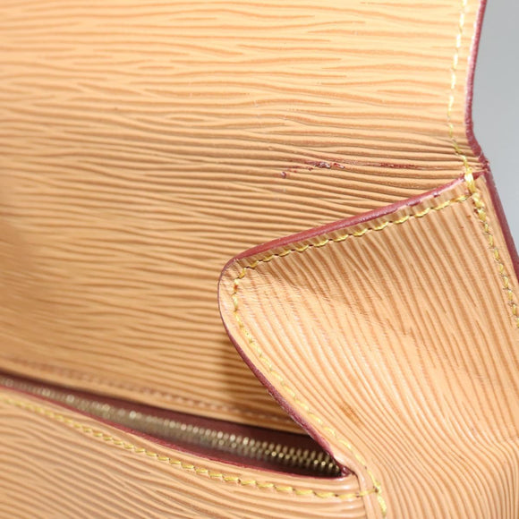 LOUIS VUITTON Epi Saint Cloud GM Shoulder Bag Beige M52196 LV Auth bs26977