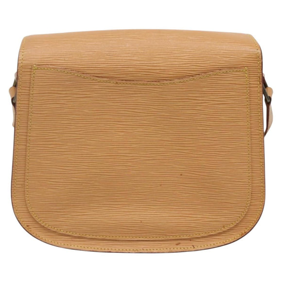 LOUIS VUITTON Epi Saint Cloud GM Shoulder Bag Beige M52196 LV Auth bs26977