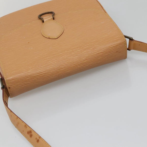 LOUIS VUITTON Epi Saint Cloud GM Shoulder Bag Beige M52196 LV Auth bs26977