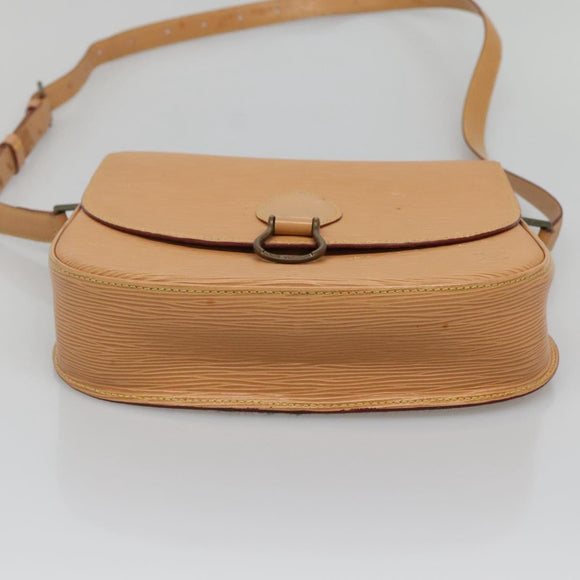 LOUIS VUITTON Epi Saint Cloud GM Shoulder Bag Beige M52196 LV Auth bs26977