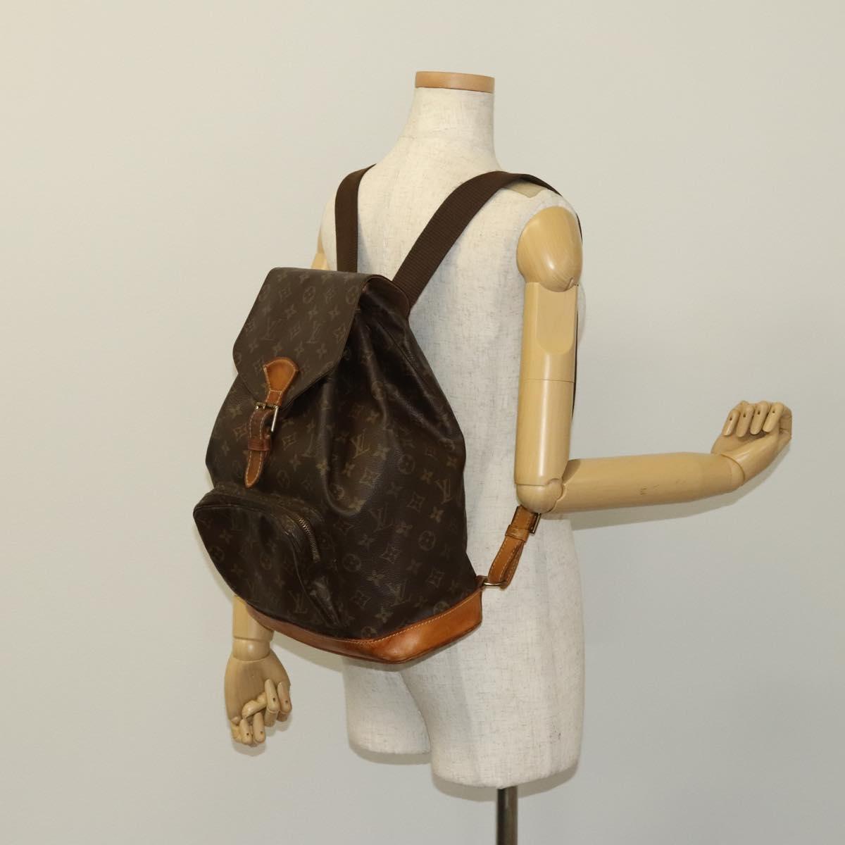 LOUIS VUITTON Monogram Montsouris GM Backpack M51135 LV Auth bs26978 LOUIS VUITTON Monogram Montsouris GM Backpack M51135 LV Auth  main image 2