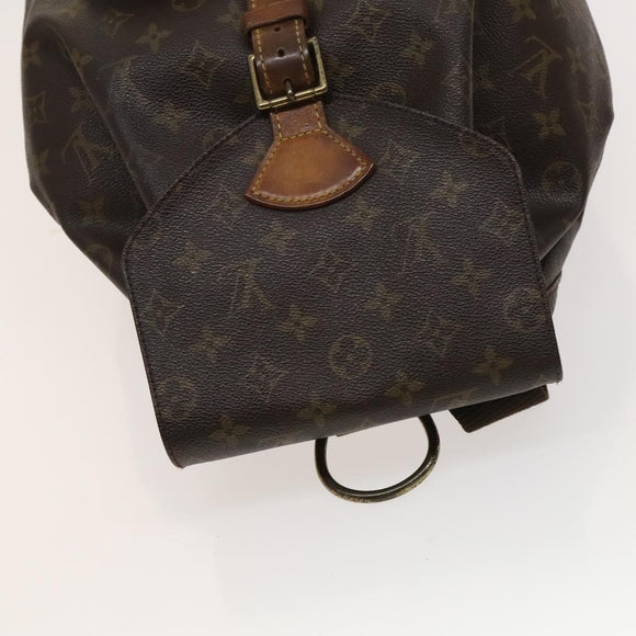 LOUIS VUITTON Monogram Montsouris GM Backpack M51135 LV Auth bs26978