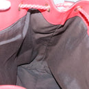 GUCCI Tote Bag Leather Outlet Red Gold 380118 Auth bs26981-18