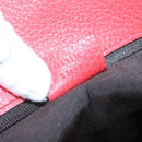 GUCCI Tote Bag Leather Outlet Red Gold 380118 Auth bs26981-12