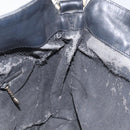 GUCCI Bamboo Shoulder Bag Leather Black Gold 001 1781 1638 Auth bs26983-18