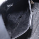 GUCCI Bamboo Shoulder Bag Leather Black Gold 001 1781 1638 Auth bs26983-11