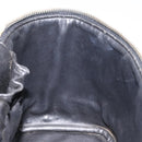 CHANEL Vanity Pouch Lamb Skin Black Gold CC Auth bs26985-20