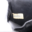 CHANEL Vanity Pouch Lamb Skin Black Gold CC Auth bs26985-22