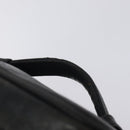 CHANEL Vanity Pouch Lamb Skin Black Gold CC Auth bs26985-8