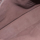 HERMES Trocha Horizontal Zonal MM Hand Bag Canvas Brown Black Auth bs26991-10