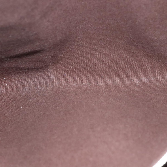 HERMES Trocha Horizontal Zonal MM Hand Bag Canvas Brown Black Auth bs26991