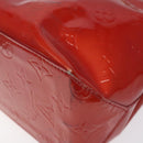 LOUIS VUITTON Monogram Vernis Reade PM Hand Bag Red Rouge M91088 LV Auth bs26993-16