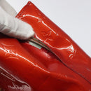 LOUIS VUITTON Monogram Vernis Reade PM Hand Bag Red Rouge M91088 LV Auth bs26993-10