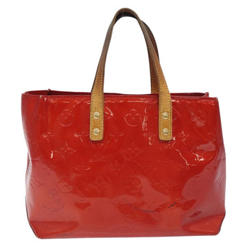 LOUIS VUITTON Monogram Vernis Reade PM Hand Bag Red Rouge M91088 LV Auth bs26993 - 0