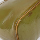 LOUIS VUITTON Monogram Vernis Houston Hand Bag Baby Blue M91005 LV Auth bs26994-15