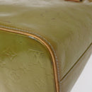 LOUIS VUITTON Monogram Vernis Houston Hand Bag Baby Blue M91005 LV Auth bs26994-16