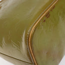 LOUIS VUITTON Monogram Vernis Houston Hand Bag Baby Blue M91005 LV Auth bs26994-9