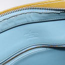 LOUIS VUITTON Monogram Vernis Houston Hand Bag Baby Blue M91005 LV Auth bs26994-10