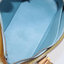 LOUIS VUITTON Monogram Vernis Houston Hand Bag Baby Blue M91005 LV Auth bs26994-11