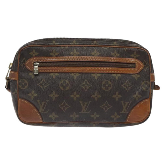 LOUIS VUITTON Monogram Marly Dragonne GM Clutch Bag M51825 LV Auth bs26998