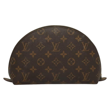 LOUIS VUITTON Monogram Trousse Demi Ronde Cosmetic Pouch M47520 LV Auth bs26999 - 0