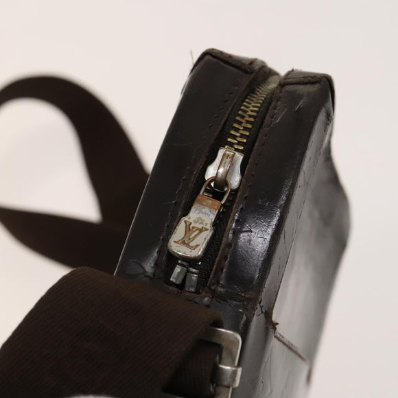 LOUIS VUITTON Monogram Lace Bobby Shoulder Bag Brown M46520 LV Auth bs27004