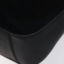 GUCCI Bamboo Hand Bag Suede Leather Black Gold 001 3444 1638 Auth bs27007-10