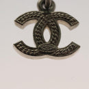 CHANEL Pierce Metal Silver CC Auth bs27017-9