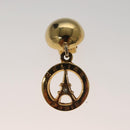 CELINE Earring Metal Gold Auth bs27019-2