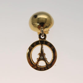 CELINE Earring Metal Gold Auth bs27019 - 0