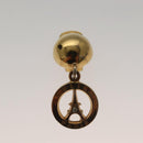 CELINE Earring Metal Gold Auth bs27019-6