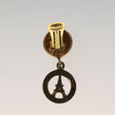 CELINE Earring Metal Gold Auth bs27019-7