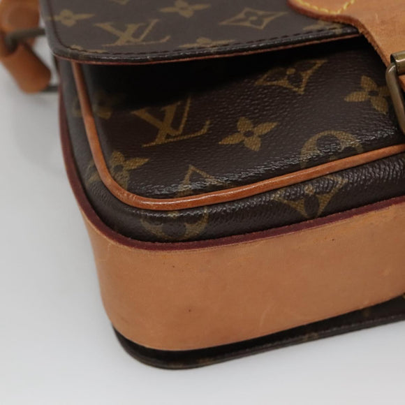LOUIS VUITTON Monogram Cartouchiere MM Shoulder Bag M51253 LV Auth bs27021