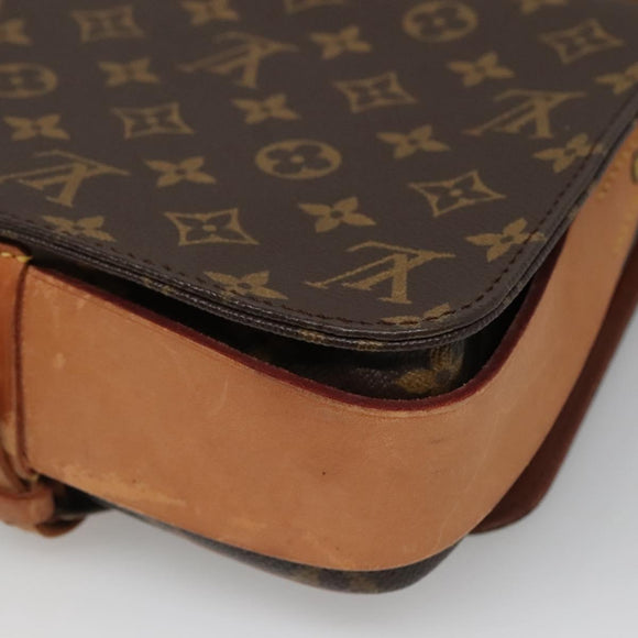 LOUIS VUITTON Monogram Cartouchiere MM Shoulder Bag M51253 LV Auth bs27021