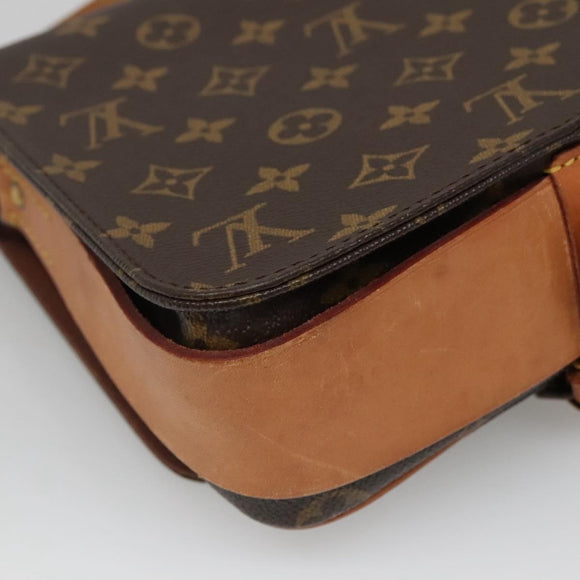 LOUIS VUITTON Monogram Cartouchiere MM Shoulder Bag M51253 LV Auth bs27021