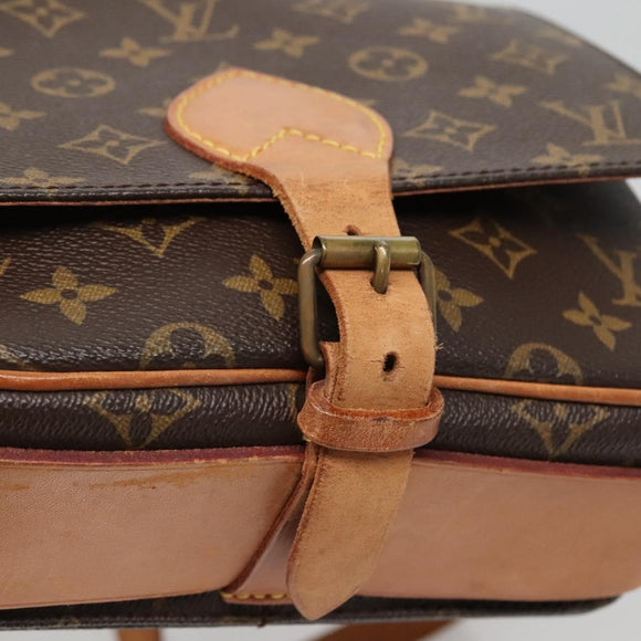 LOUIS VUITTON Monogram Cartouchiere MM Shoulder Bag M51253 LV Auth bs27021