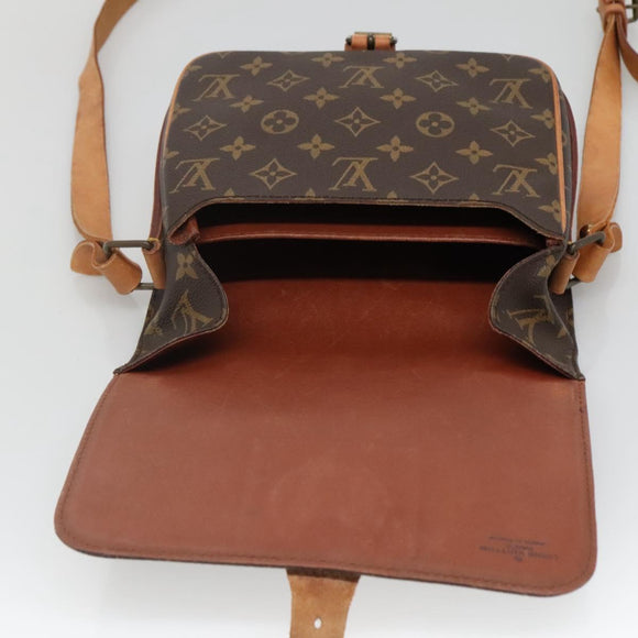 LOUIS VUITTON Monogram Cartouchiere MM Shoulder Bag M51253 LV Auth bs27021