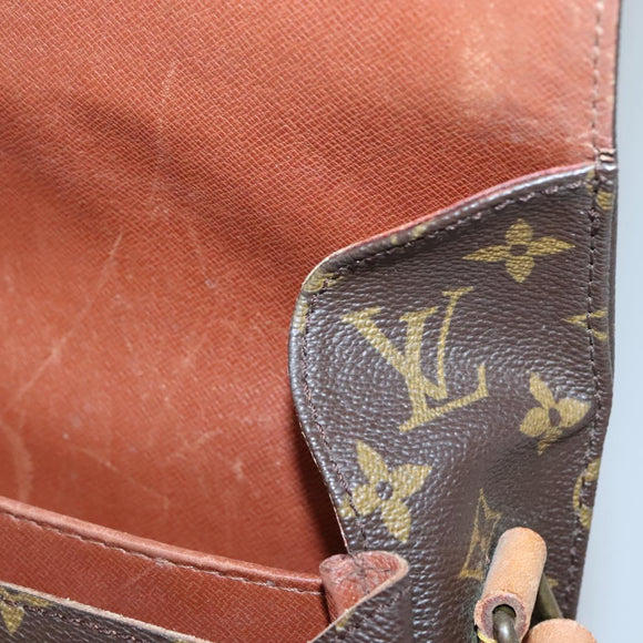 LOUIS VUITTON Monogram Cartouchiere MM Shoulder Bag M51253 LV Auth bs27021