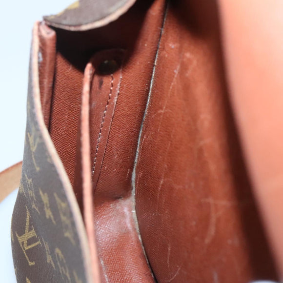 LOUIS VUITTON Monogram Cartouchiere MM Shoulder Bag M51253 LV Auth bs27021