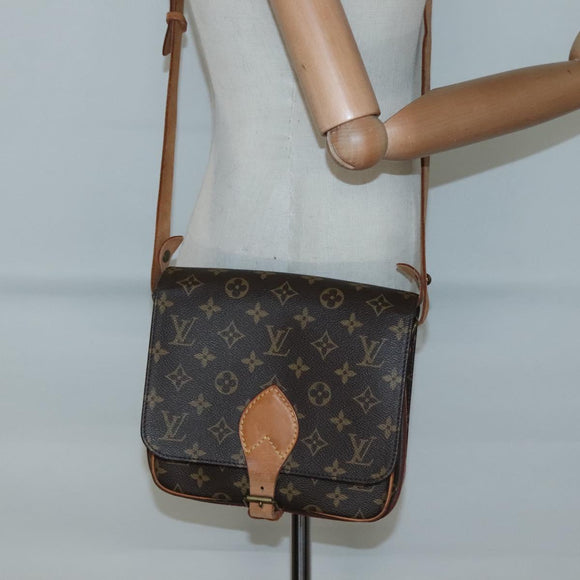 LOUIS VUITTON Monogram Cartouchiere MM Shoulder Bag M51253 LV Auth bs27021
