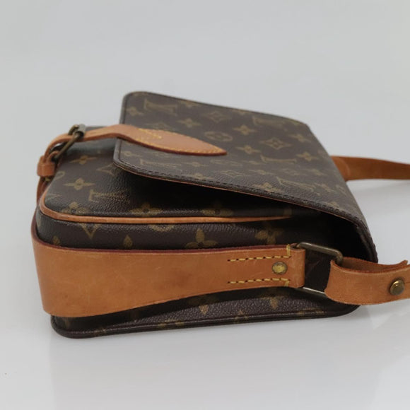 LOUIS VUITTON Monogram Cartouchiere MM Shoulder Bag M51253 LV Auth bs27021