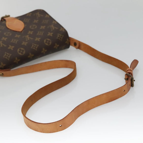 LOUIS VUITTON Monogram Cartouchiere MM Shoulder Bag M51253 LV Auth bs27021